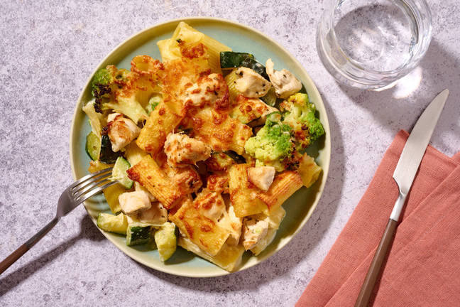 Chicken and Romanesco Pasta Bake