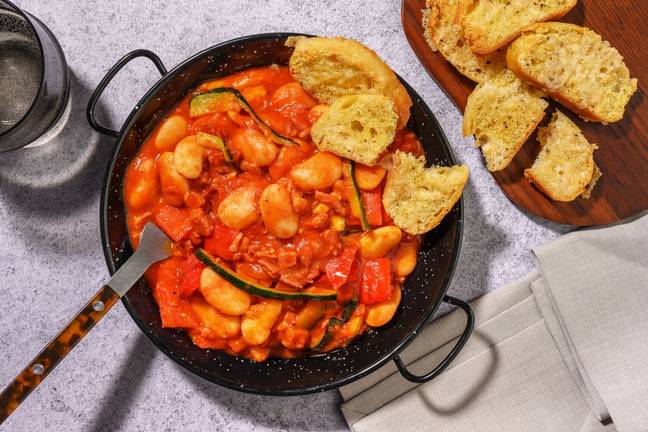 Bacon, Butter Bean and Red Wine Cassoulet
