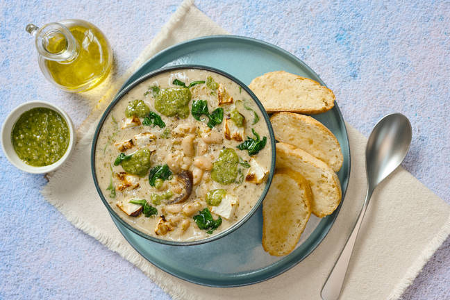 Creamy Braised Celeriac and Butter Bean Cassoulet