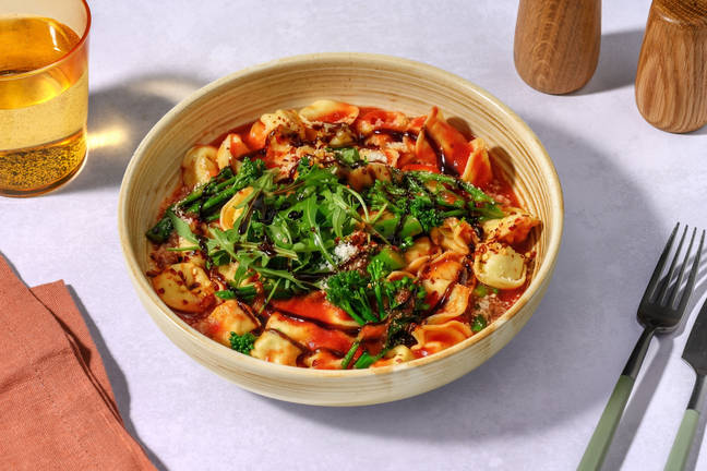 Cured Ham Pasta Arrabbiata