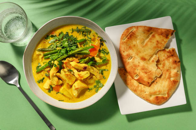 Keema Matar Curry mit Hähnchen