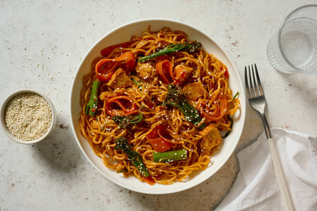 Thai Inspired Chicken Noodles