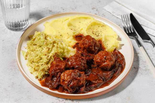Baked Pork and Apple Meatballs