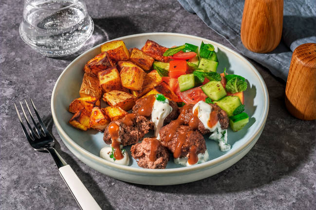 North Indian Inspired Lamb Koftas and Mint Yoghurt