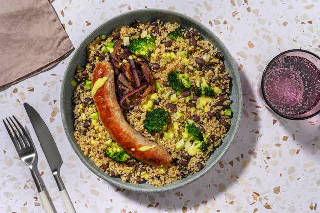 Saucisse Brandt & Levie en sauce curry crémeuse