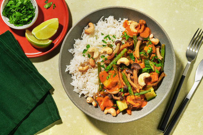 Cremiges Thai-Erdnuss-Curry