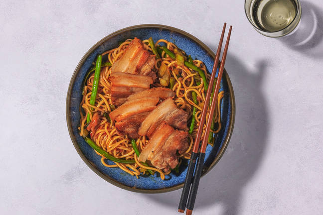 Thai Style Pork Belly Noodles