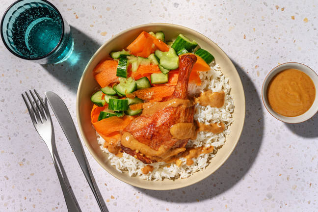 Satay Duck Rice Bowl