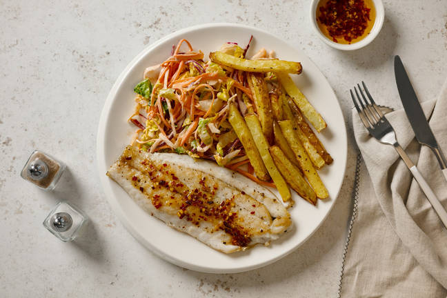 Fried Barramundi and Homemade Hot Honey Chilli Oil