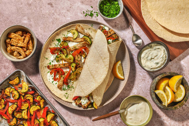 Wunder-Wraps mit Schweinelachssteak