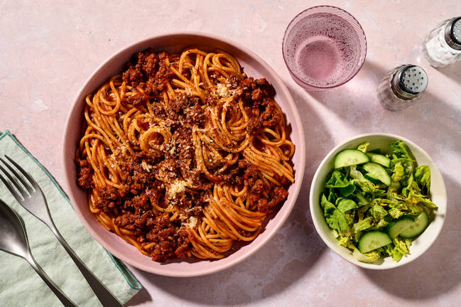 Super Quick Easy Spaghetti Beef Ragu