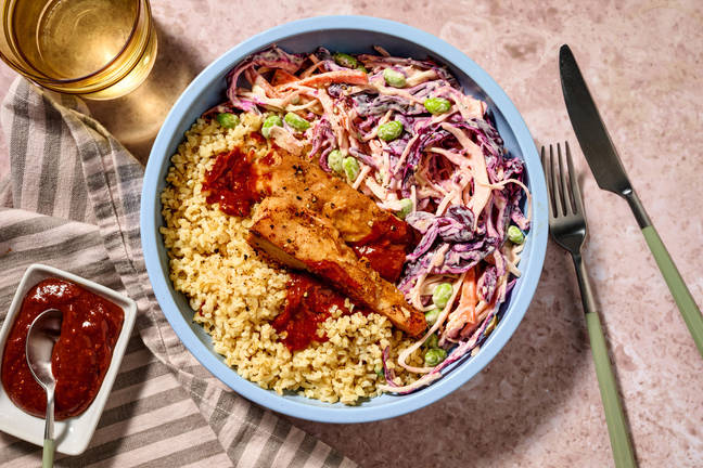 Crispy Skinned Spiced Chicken in Peanut XO Sauce