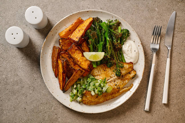 Peri Peri Spiced Basa and Kiwi-Coriander Salsa