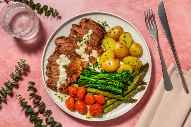 Lamb Steak and Truffled Parmigiano Sauce