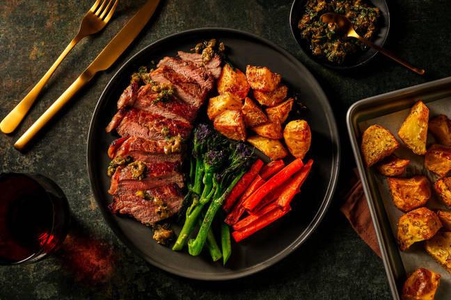 Pan-Seared Lamb Steak and Homemade Salsa Verde