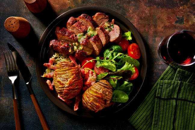 21 Day Aged Sirloin Steak in Garlic & Chive Butter