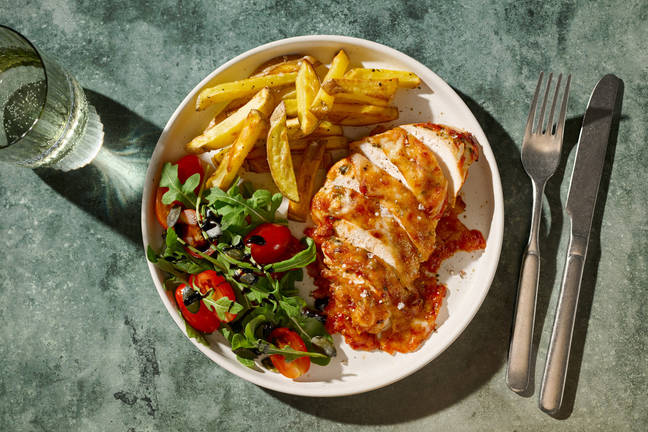 Fuss-Free Cheesy Marinara Chicken Bake