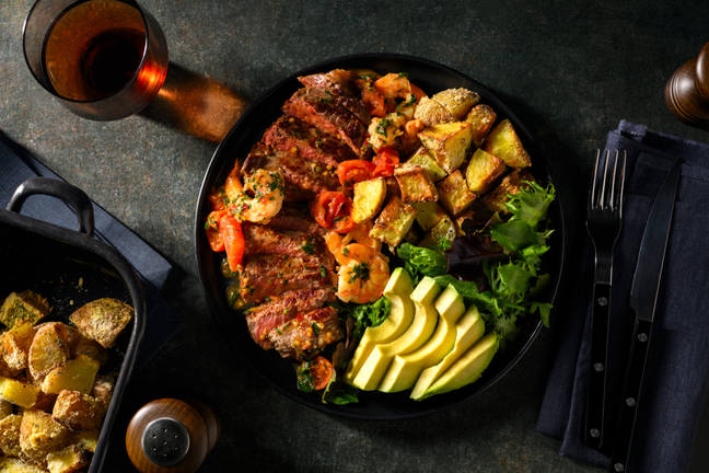 21 Day Aged Fillet Steak Surf and Turf