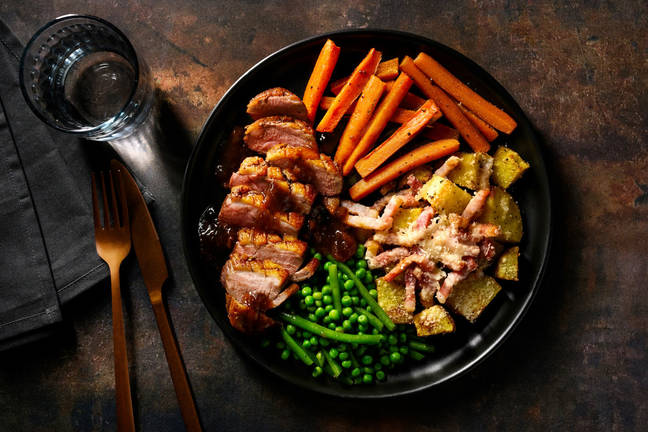 Roasted Duck Breast and Fig Sauce