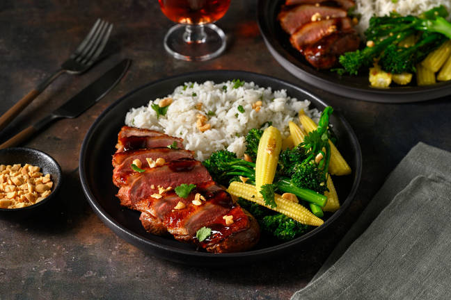 Sticky Teriyaki Glazed Duck Breast
