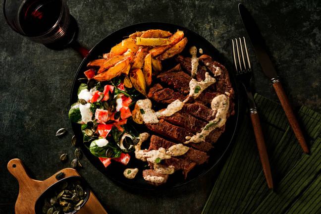 21 Day Aged Sirloin Steak and Creamy Tarragon Sauce