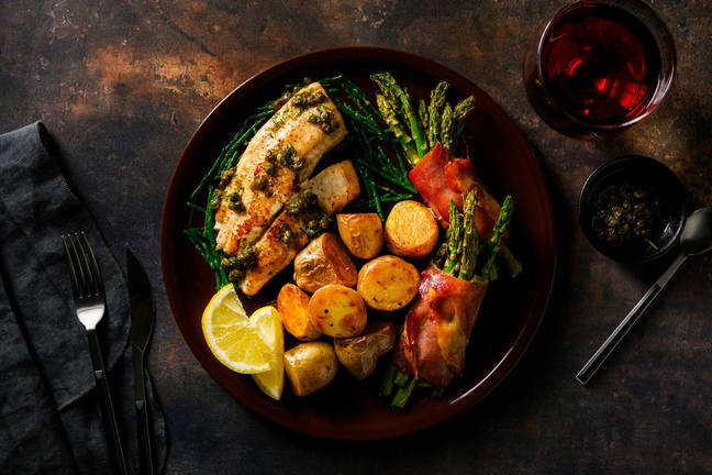 Sea Bream and Lemon-Caper Butter Sauce