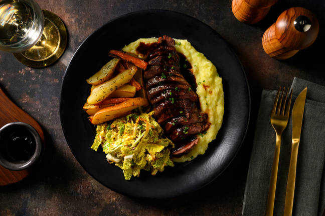 Seared Duck Breast in Red Wine Sauce