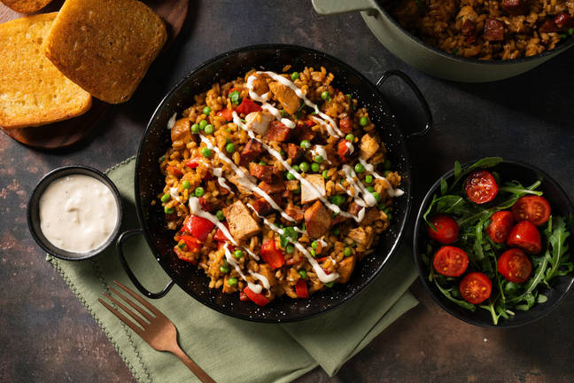 Ultimate Spanish Style Chicken and Chorizo Paella
