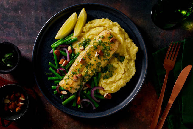 Herbacious Cod in Garlicky Lemon Butter