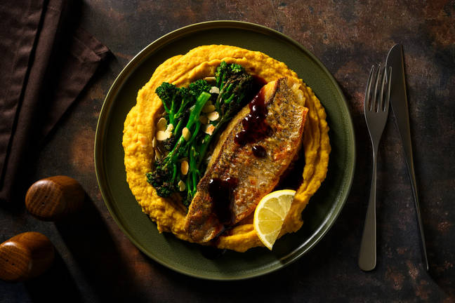 Heekfilet à la meunière in gemberboter met broccolini
