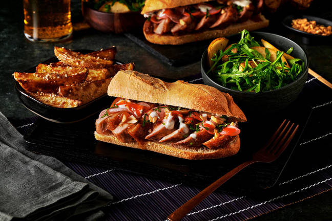 Vietnamese Style Tamarind Glazed Duck Bánh Mì