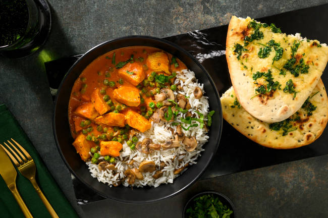 Ultimate Butter Chicken and Garlic-Coriander Naan 