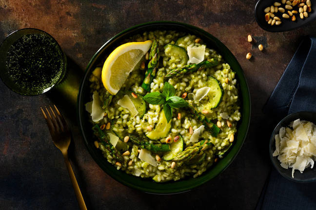 Risotto aux asperges & Grana Padano