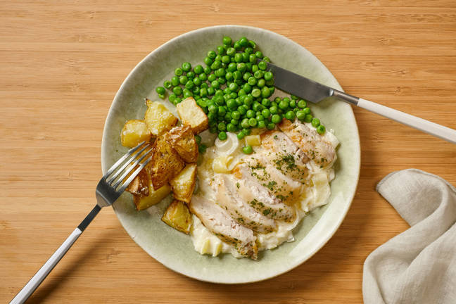 Chicken on Creamy Ricotta Leeks