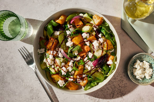 Super Green Panzanella Salad