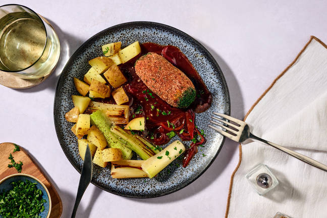 Grootmoeder's boomstammetjes met demi-glace