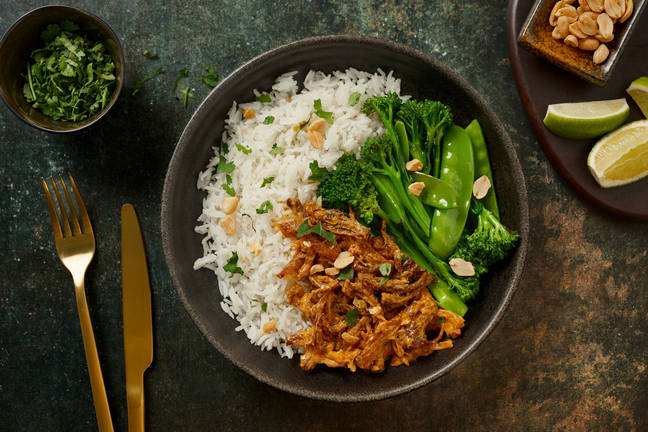 Thai Style Pulled Beef Coconut Red Curry