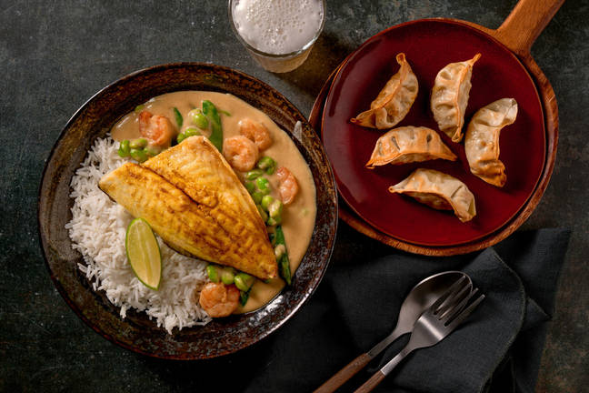 Quick Prep Sea Bream & King Prawn Green Thai Style Curry