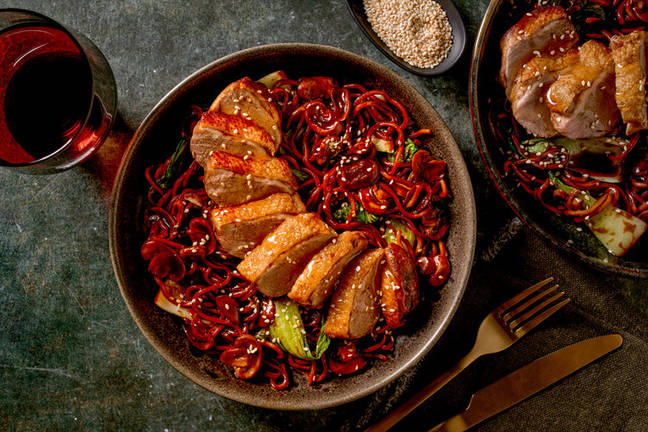 Sesame Honey Roasted Duck Breast