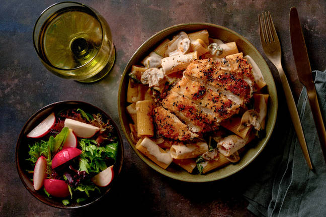 Crispy Sesame Chicken Schnitzel