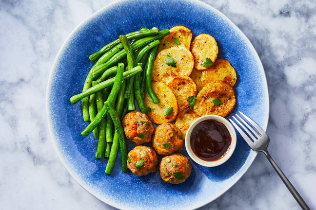 Smart Cheddar and Pork Meatballs