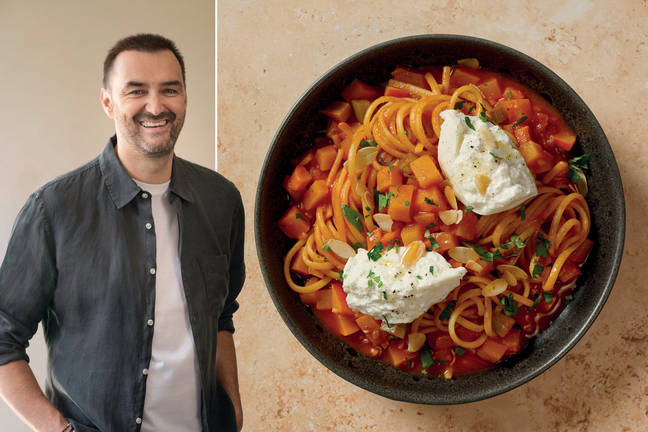 Linguine bolognaise de légumes de Cyril Lignac