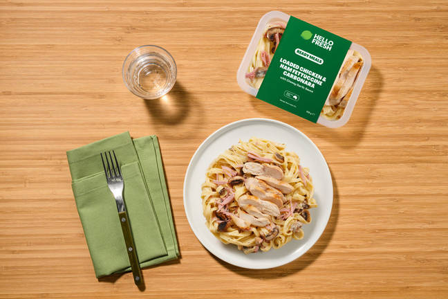 Loaded Chicken & Ham Fettuccine Carbonara