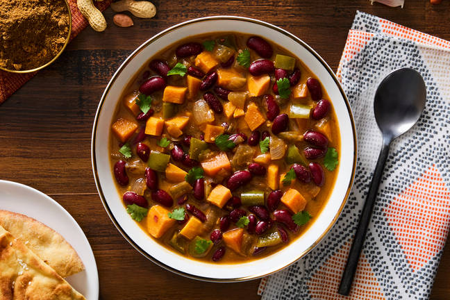 Hearty West African Sweet Potato-Peanut Soup