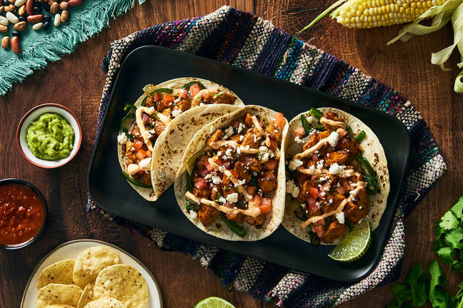Tacos mexicains au poulet asado au chipotle