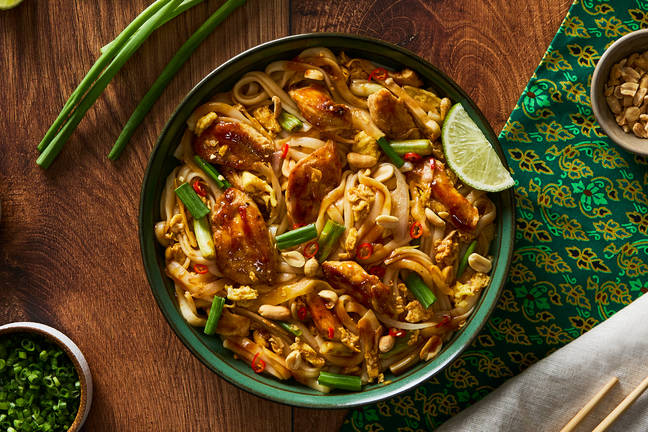 Pad thaï au poulet