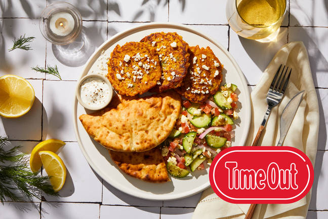 Greek Spiced Chickpea Fritters