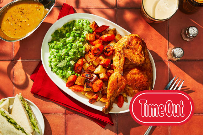 British-Style Roasted Half Chicken