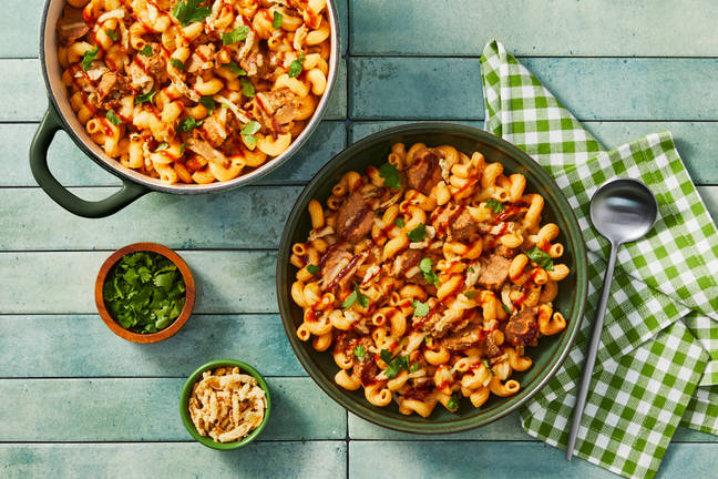 One-Pot Southwest Pulled Mushroom Cavatappi