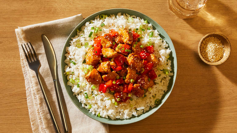 SuperQuick Honey-Sesame Chicken Stir-Fry